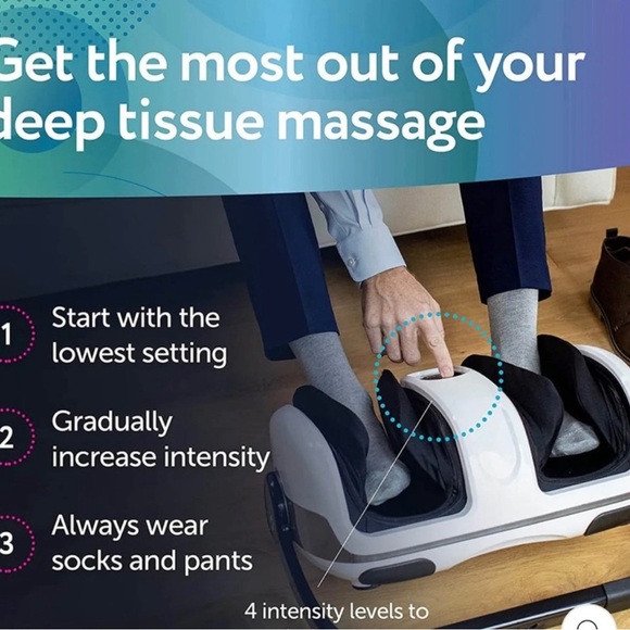 Cloud Massage Shiatsu Foot Massager Machine - Increases Blood Flow Circulation - Picture 2 of 14